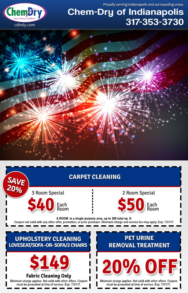 Online Specials Carpet Cleaning Indianapolis ChemDry Of