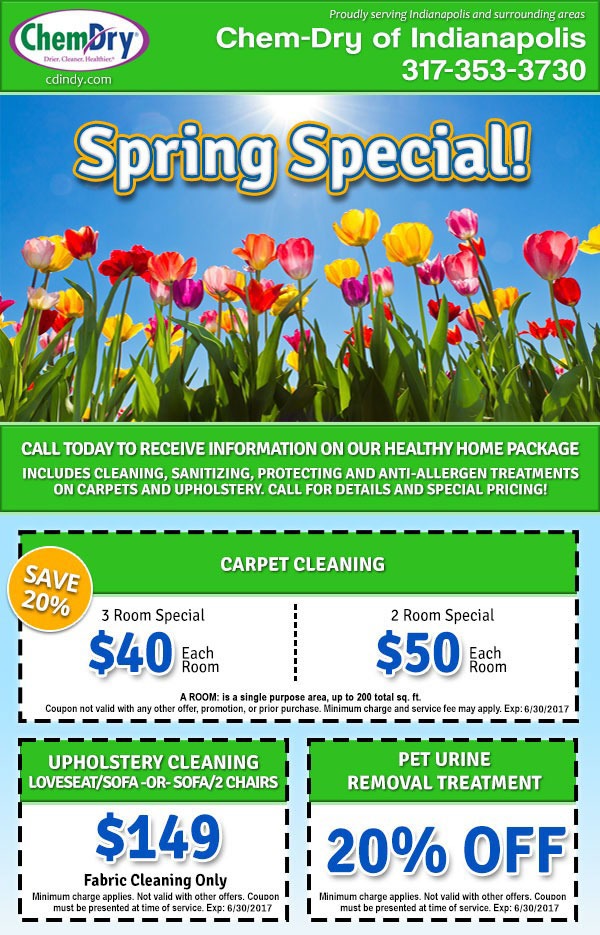 Online Specials Carpet Cleaning Indianapolis ChemDry Of